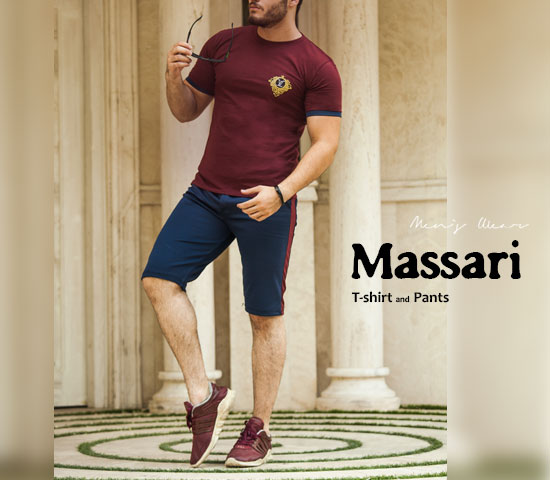 ست تیشرت و شلوارک مدل Massari - Image 2