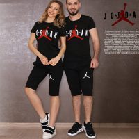 ست تیشرت زنانه و مردانه مدل jordan