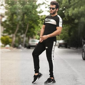 ست تیشرت و شلوارNike مدل  Terez(مشکی سفید )