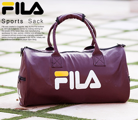 ساک ورزشی مدل Fila (زرشکی) - Image 2