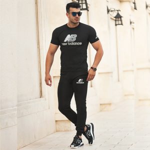 ست تیشرت وشلوار مردانه NB مدل Eddy