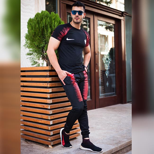 ست تیشرت و شلوار پرسپولیس مدل Thunder
