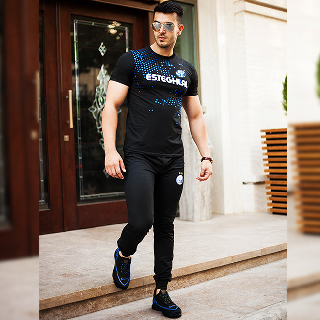 ست تیشرت و شلوار استقلال مدل Janvario