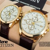 ست ساعت مچی مردانه و زنانه Citizen مدل Rene (صفحه سفید)