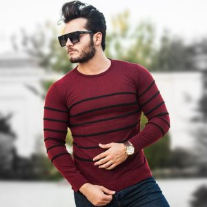 بافت مردانه مدل Cap (زرشکی)