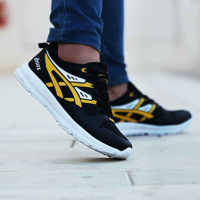کفش مردانه Asics مدل Kavan (زرد)