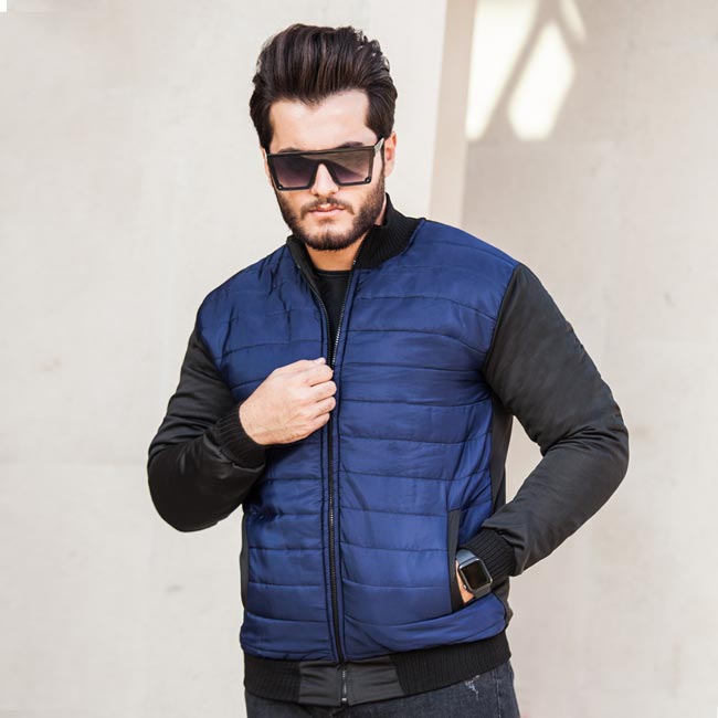 کاپشن مردانه مدل Parsin(آبی) - Image 2