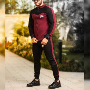 ست سویشرت وشلوار مردانه Nike مدل Veria(زرشکی)
