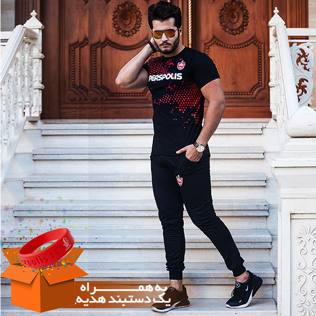 ست تیشرت و شلوار پرسپولیس مدل gadvin