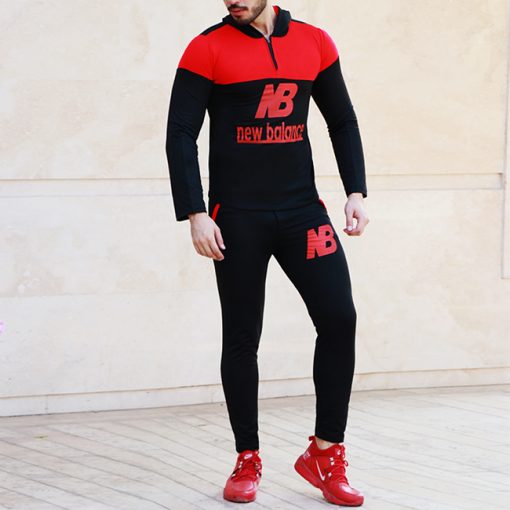 ست سویشرت و شلوار مدل  new balance ( قرمز )