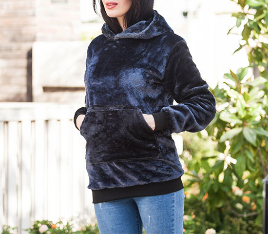 سویشرت زنانه مدل Sevin (سورمه ای) - Image 3