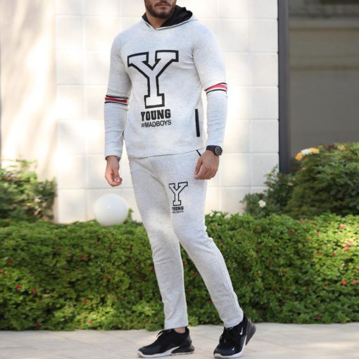 ست سویشرت و شلوار مدل  YOUNG(سفید)