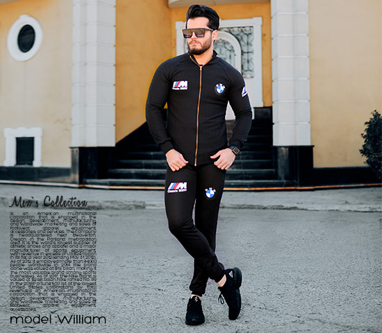 ست سویشرت و شلوار مردانه BMW مدل William - Image 2