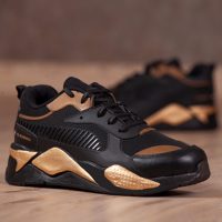 کفش مردانه Puma مدل Rs(مشکی طلایی)