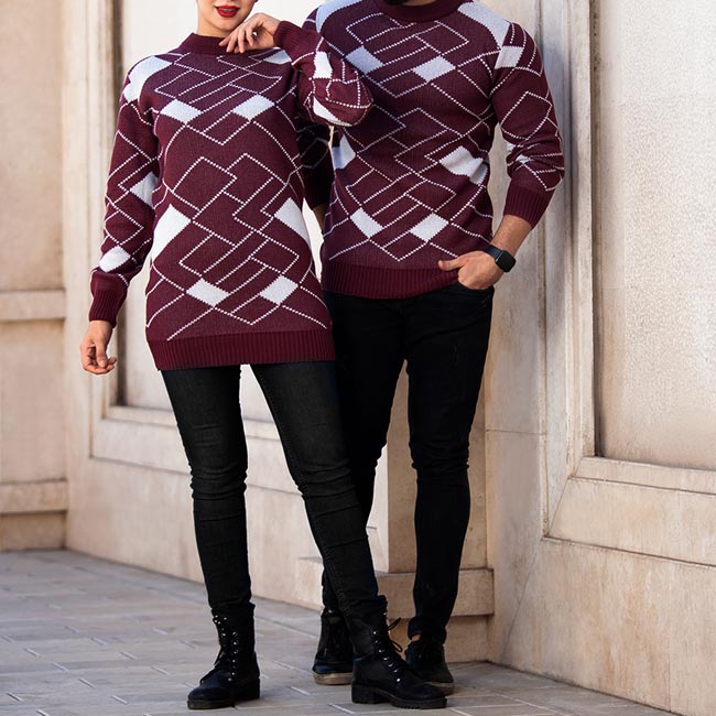 ست بافت زنانه و مردانه مدل Felin - Image 2