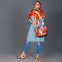 پکیج کیف وکفش وروسری دخترانه مدل Sharika