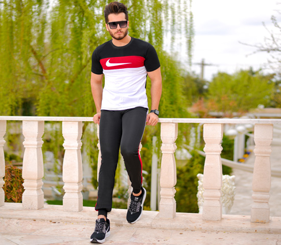 ست تیشرت و شلوار مردانه Nike مدل Hank - Image 2