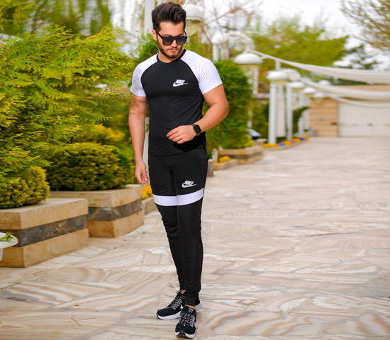 ست تیشرت وشلوار مردانه Nike مدل Veron - Image 2