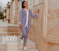 Alternative view of ست تونیک و شلوار دخترانه مدل Flow