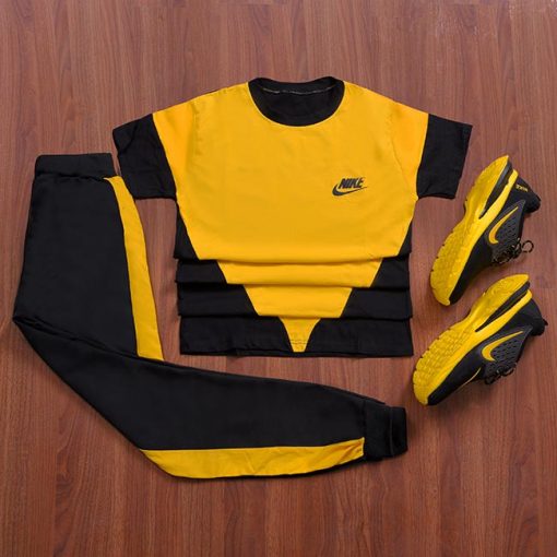 ست تیشرت وشلوار Nike مدل Ander (زرد)