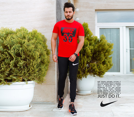 ست تیشرت وشلوارمردانه Nike مدل Dorothy - Image 2