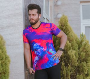تیشرت مردانه مدل A.T