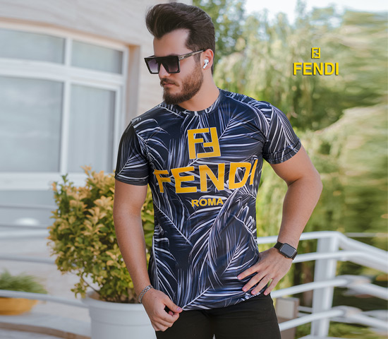تیشرت مردانه مدل Fendi - Image 2