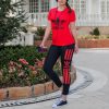 ست تیشرت و شلوار دخترانه Adidas مدل Yasna