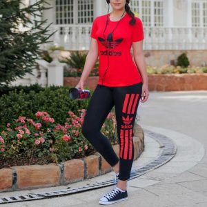 ست تیشرت و شلوار دخترانه Adidas مدل Yasna
