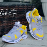 کفش مردانه مدل Balenciaga (طوسی،زرد)