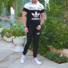 ست تیشرت کلاه داروشلوارAdidas مدل kiuler (مشکی)