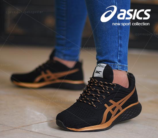 کفش مردانه Asics مدل Vento(طلایی) - Image 2