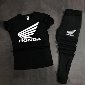 تیشرت شلوار مردانه Honda مدل Jerard (مشکی)