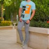 ست تیشرت و شلوار Fila مدل Castro (آبی)