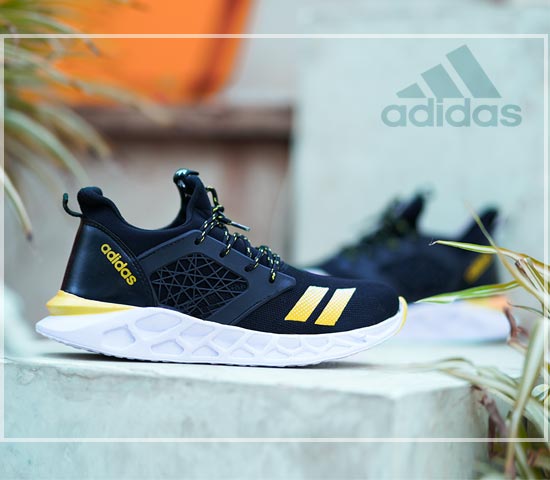 کفش مردانه Adidas مدل Philip (مشکی،زرد) - Image 2