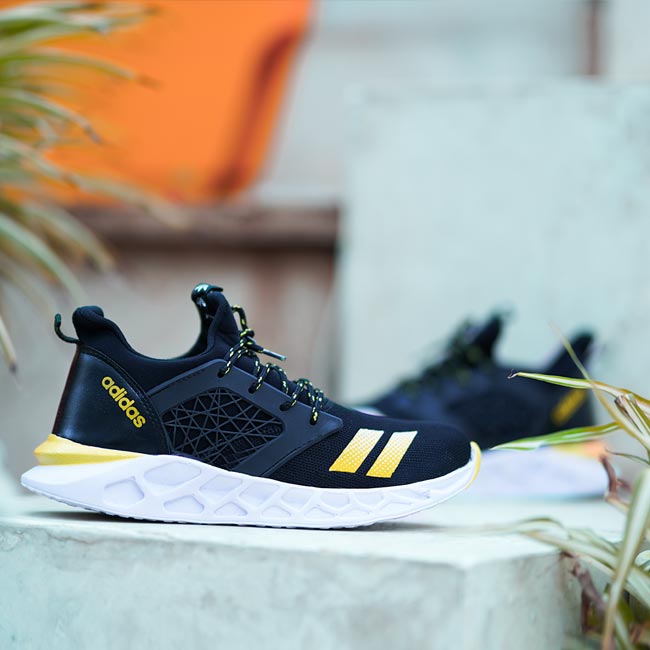کفش مردانه Adidas مدل Philip (مشکی،زرد)