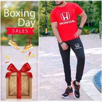 ست تیشرت و شلوار مردانه Honda مدل + کفش هدیه