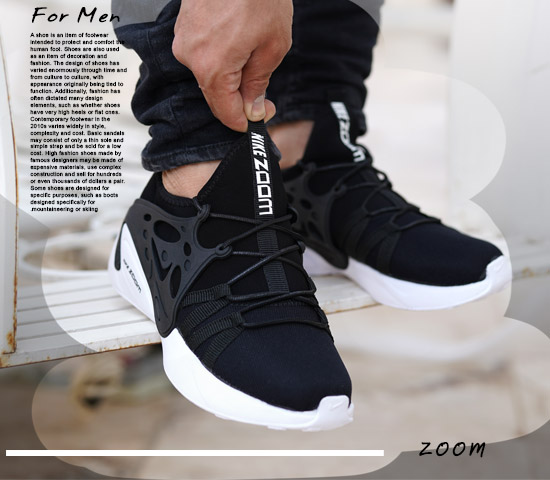 کفش مردانه Nike مدل Poolm (مشکی سفید) - Image 2
