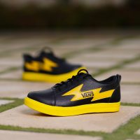 کفش مردانه Vans(مشکی،زرد)