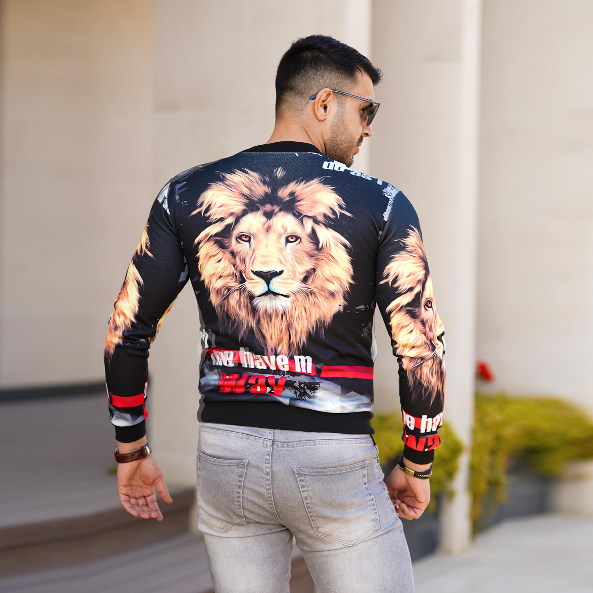 سویشرت مردانه Lion way - Image 4