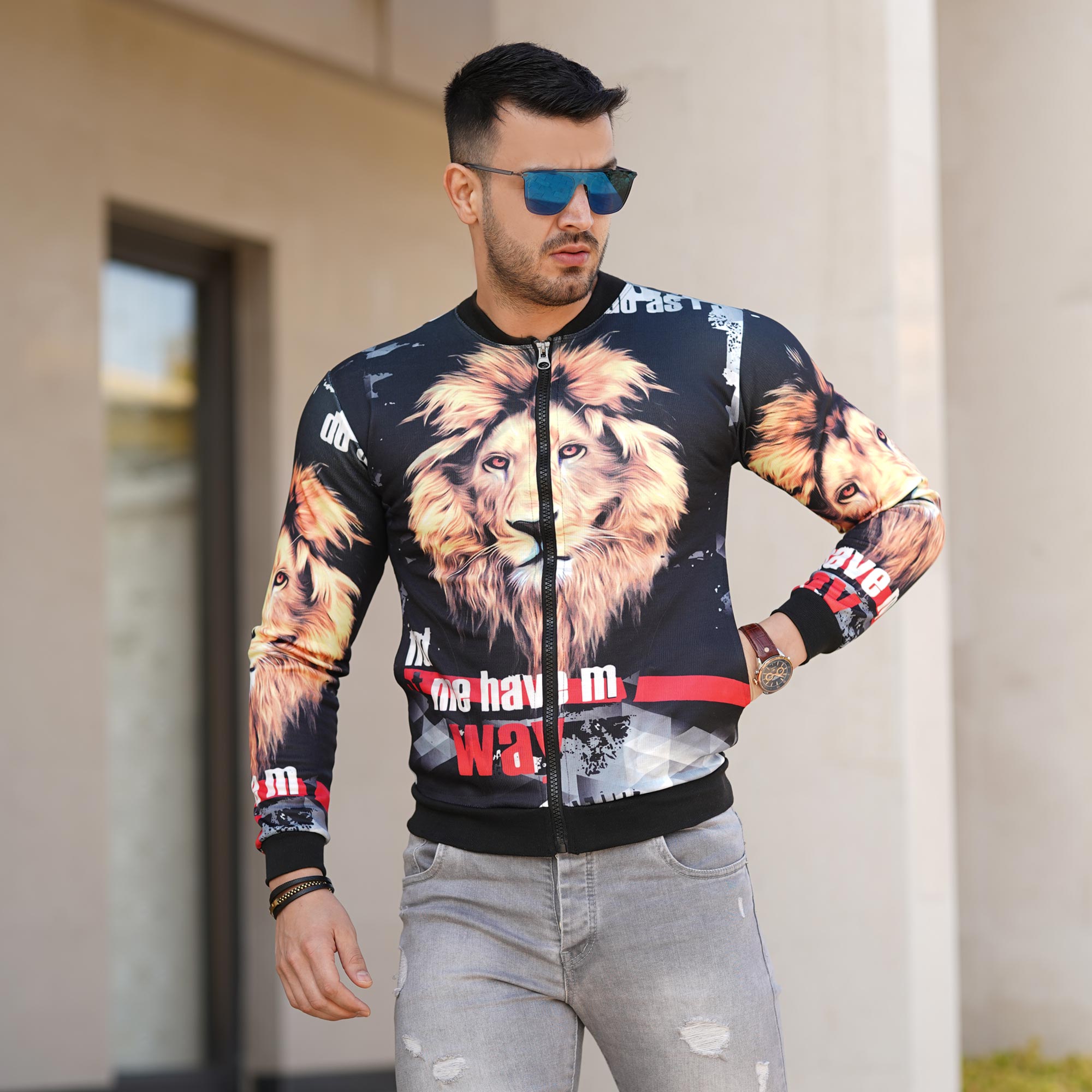 سویشرت مردانه Lion way - Image 5