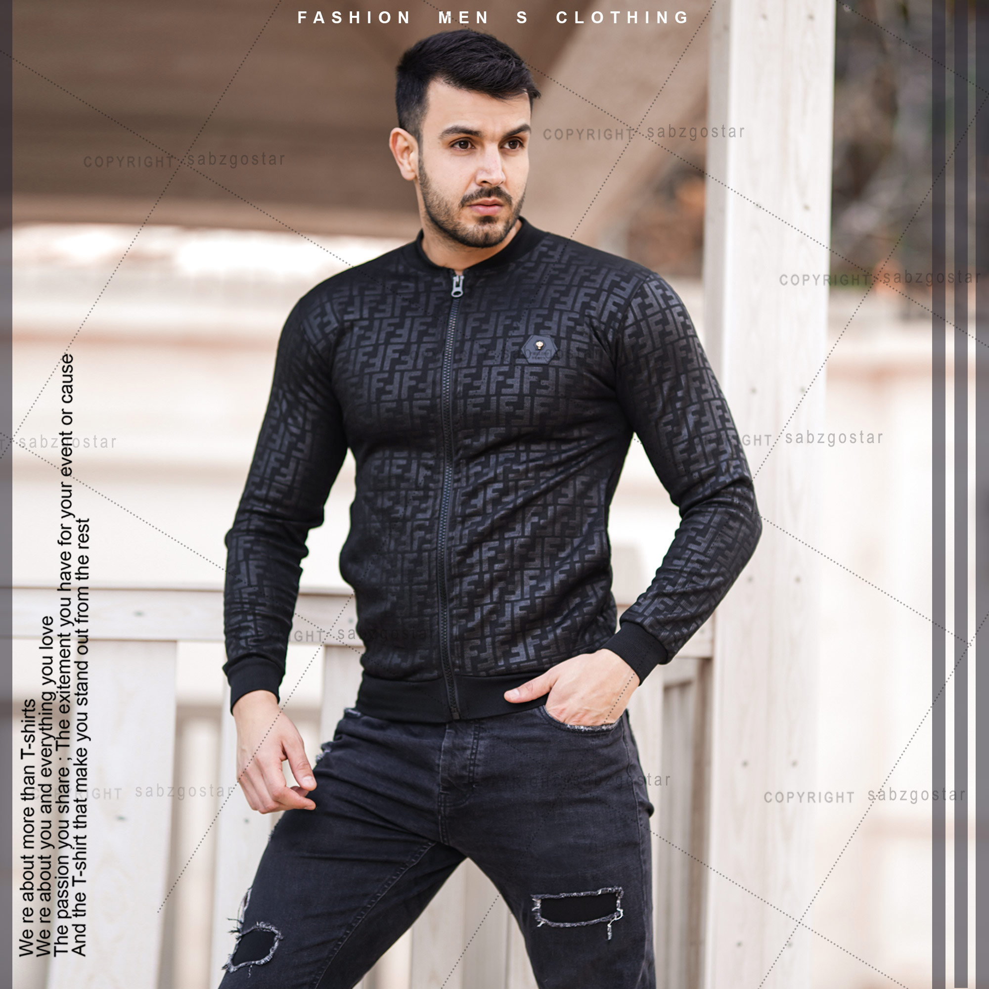 سویشرت مردانه مدل Gabana - Image 2