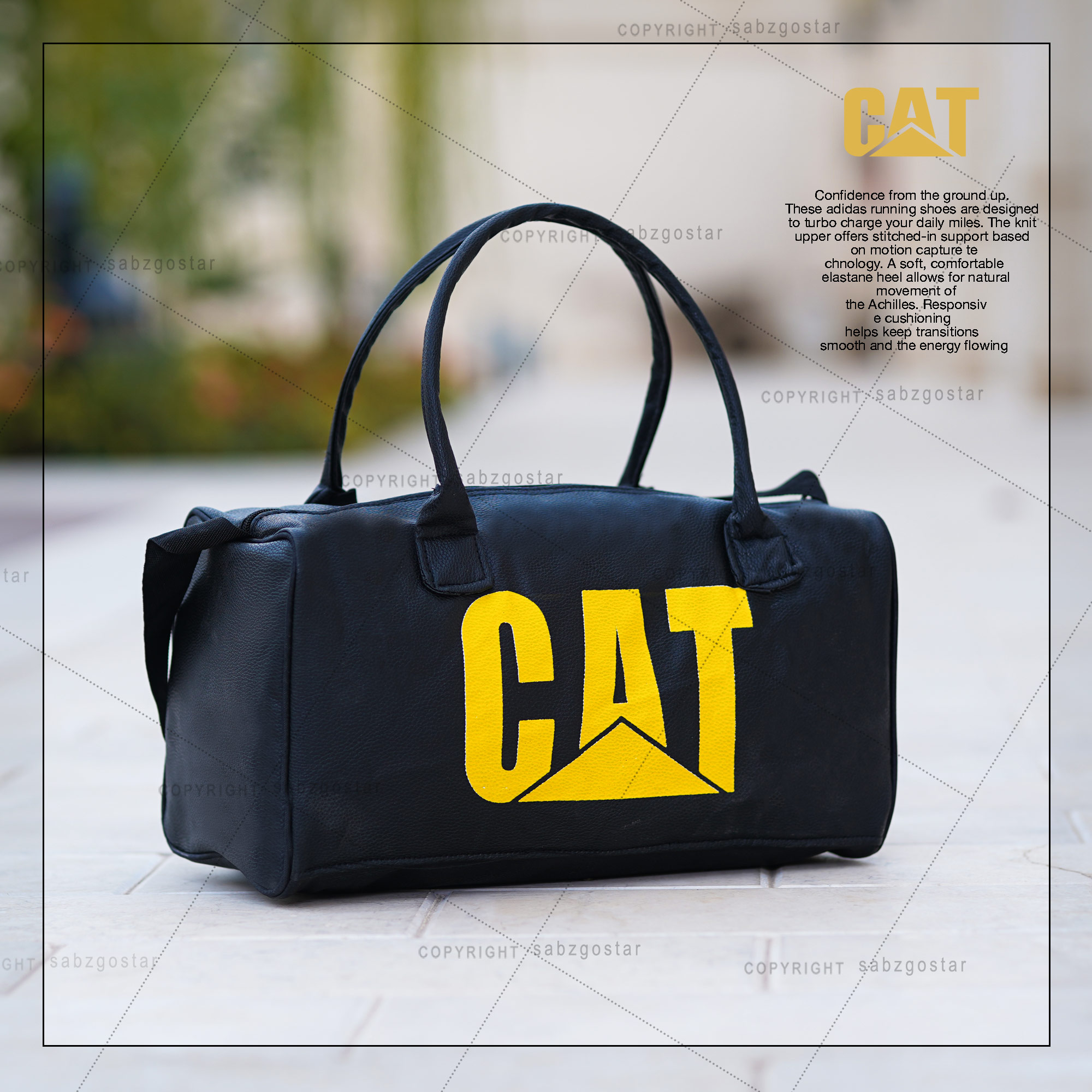 ساک ورزشی Cat مدل Wiz(مشکی) - Image 2