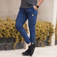 شلوار اسلش off white (آبی)