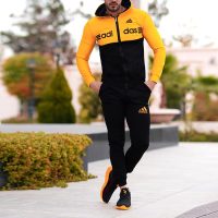 ست سویشرت وشلوار adidas مدل Himan (زرد)