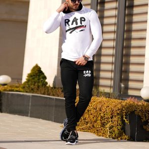 ست سویشرت و شلوار Detrait(سفید)