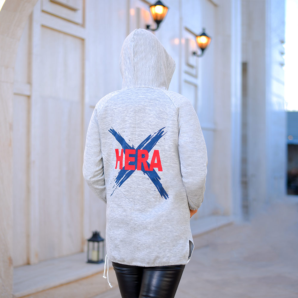 سویشرت زنانه مدل Hera(طوسی) - Image 3