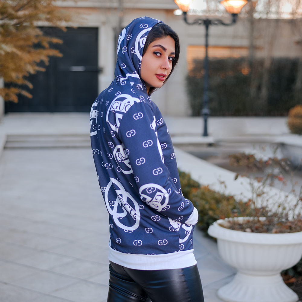 سویشرت زنانه Talnaz( سورمه ای) - Image 4