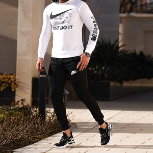 ست سویشرت و شلوارNike مدل Doit(سفید)