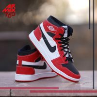 کفش ساقدار ALL STAR 2021(سفید قرمز)